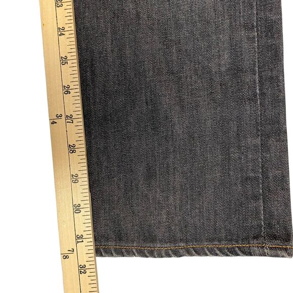 J Crew Vintage Slim Jeans 30x32 Black Wash Denim Handmade in Canada 100% Cotton - Picture 9 of 10